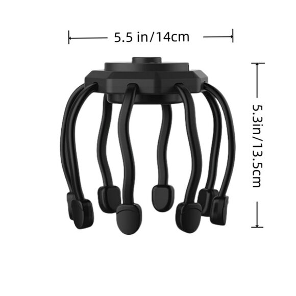 Electric Octopus Claw Head Massager, Intelligent kneading,Relax Headache Relief - Picture 8 of 8